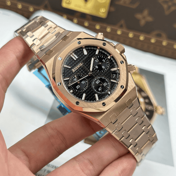 Super Clone Audemars Piguet Royal Oak 41mm Steel Bracelet Steel — case and bezel