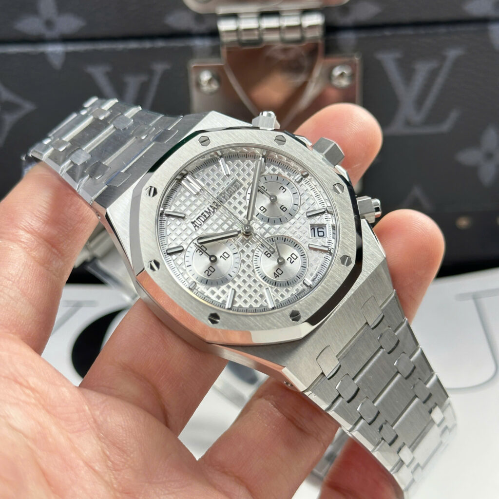Super Clone Audemars Piguet Royal Oak 41mm Steel Bracelet Steel — case and bezel