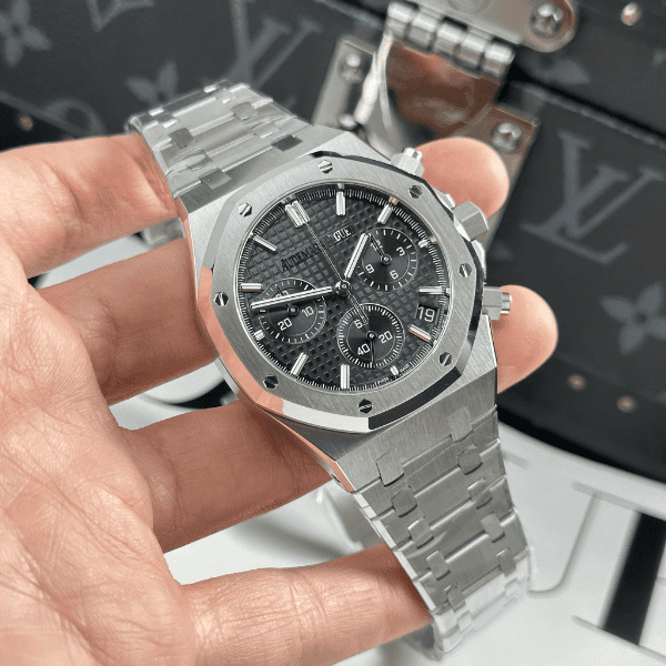 Super Clone Audemars Piguet Royal Oak 41mm Steel Bracelet Steel — case and bezel