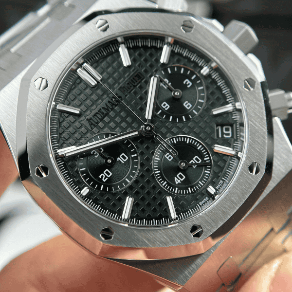 Super Clone Audemars Piguet Royal Oak 41mm Steel Bracelet Steel — side profile