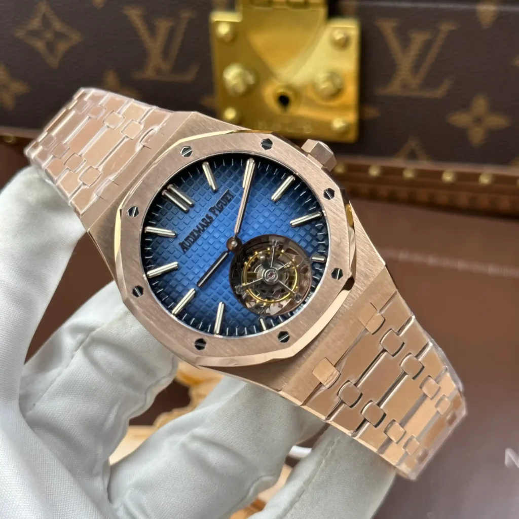 Super Clone Audemars Piguet Royal Oak 26730OR.OO.1320OR.01 41mm Rose Gold – — case and bezel