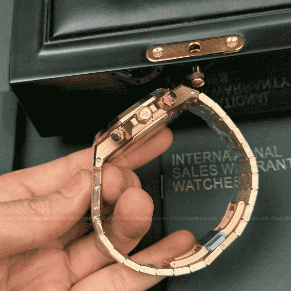 Super Clone Audemars Piguet Royal Oak Chronograph 26331OR.OO.1220OR.02 Chocolate — bracelet detail