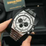 Super Clone Audemars Piguet Royal Oak Chronograph 26331ST Panda Dial Steel 41mm – — case and bezel