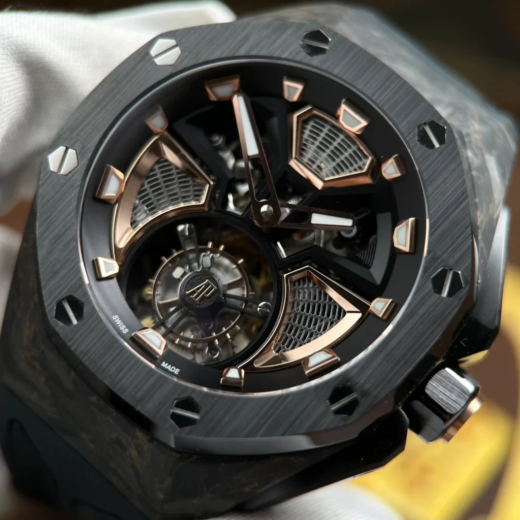 Super Clone Audemars Piguet Royal Oak Concept Flying Tourbillon 26638F0.00.D002CA.01 — bracelet detail