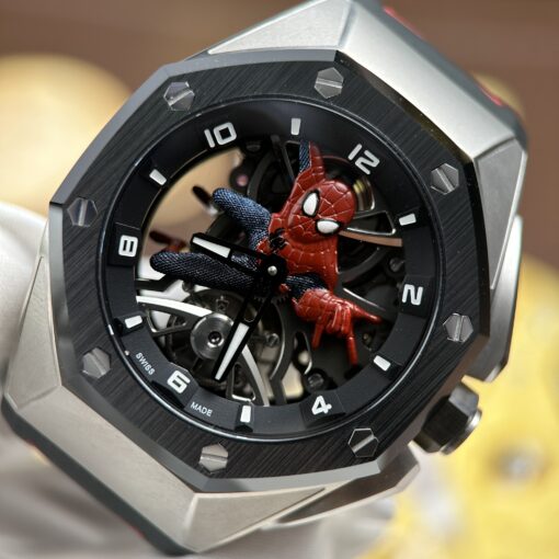 Super Clone Audemars Piguet Royal Oak Concept Tourbillon Spider-Man Limited Edition Of 250 – — side profile
