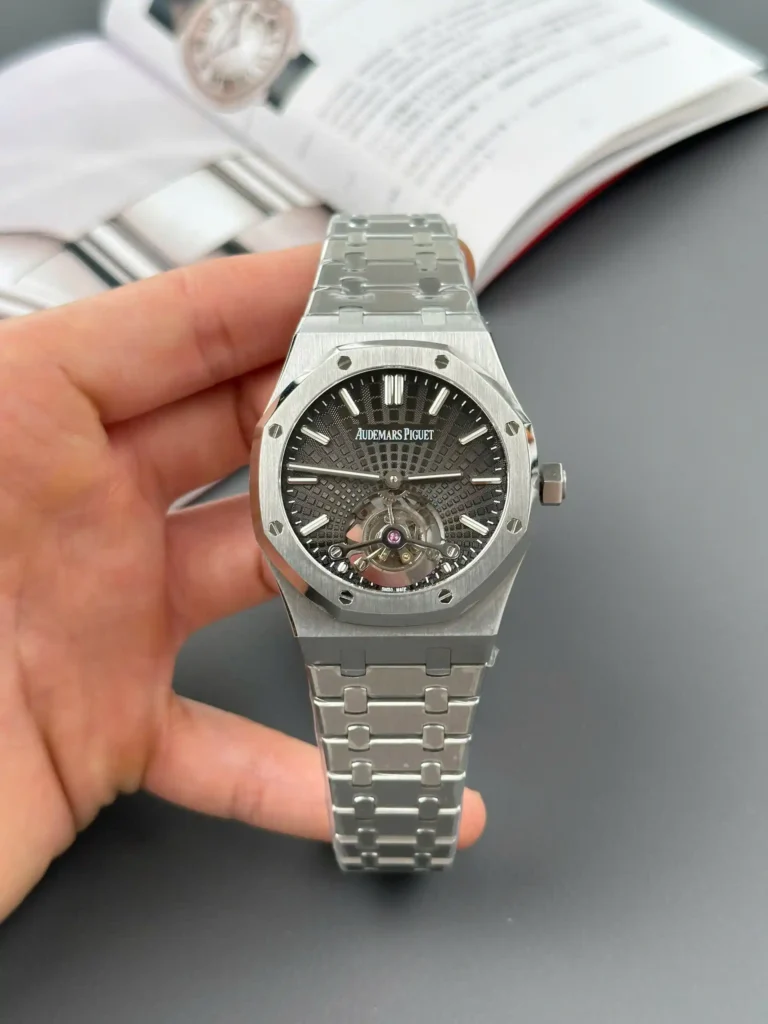 Super Clone Audemars Piguet Royal Oak 41mm Steel Bracelet Steel — dial close-up