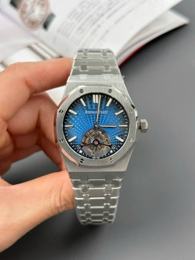 Super Clone Audemars Piguet Royal Oak 41mm Steel Bracelet Steel — dial close-up