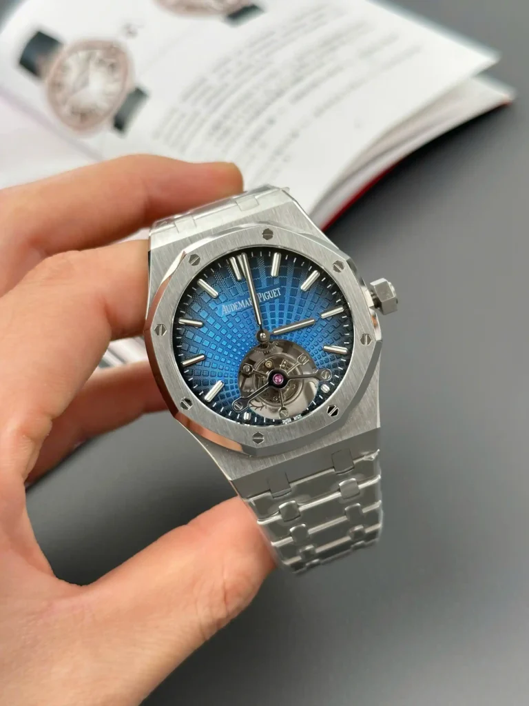 Super Clone Audemars Piguet Royal Oak 41mm Steel Bracelet Steel — side profile