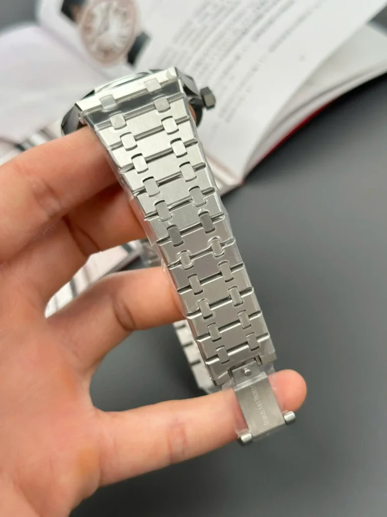 Super Clone Audemars Piguet Royal Oak 41mm Steel Bracelet Steel — movement / caseback view