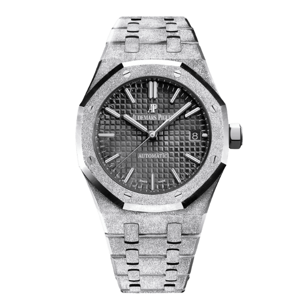 Super Clone Audemars Piguet Royal Oak Frosted-Gold 15454BC 37mm Gray Dial