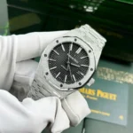 Super Clone Audemars Piguet Royal Oak Frosted Gold 41mm Black — bracelet detail