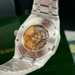 Super Clone Audemars Piguet Royal Oak Frosted Gold 41mm Black Dial Steel — bracelet detail