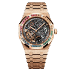 Super Clone Audemars Piguet Royal Oak Frosted Gold Double Balance Wheel Openworked 15412OR.YG.1224OR.01-B 41mm