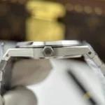 Super Clone Audemars Piguet Royal Oak Frosted Gold Double Balance Wheel Openworked 41mm benzen Baugette — clasp and links
