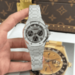 Super Clone Audemars Piguet Royal Oak Frosted Gold Selfwinding Chronograph 26239BC.GG.1224BC.02 — dial close-up