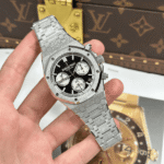 Super Clone Audemars Piguet Royal Oak Frosted Gold Selfwinding Chronograph 26239BC.GG.1224BC.02 — case and bezel