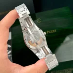 Super Clone Audemars Piguet Royal Oak Jumbo Extra-Thin 15202BC.OO.1240BC.01 39mm Yellow Dial — movement / caseback view