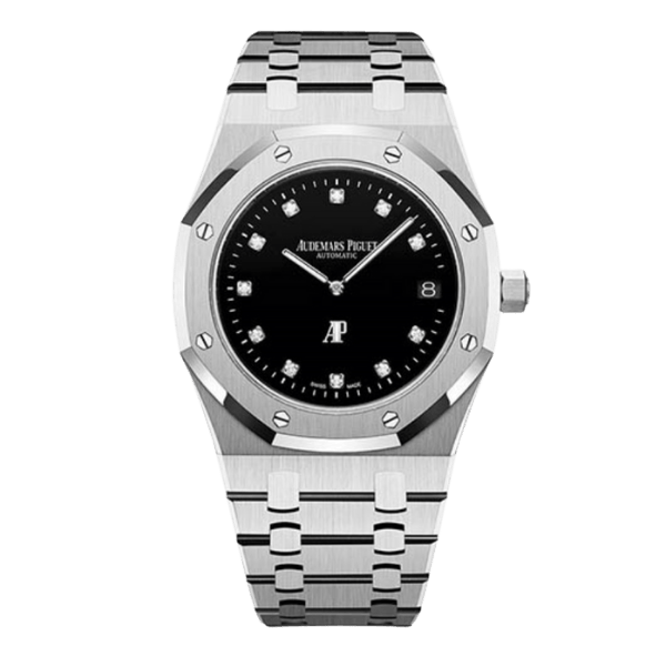 Super Clone Audemars Piguet Royal Oak Jumbo Extra-Thin 15206PT.OO.1240PT.01 39mm Black Dial