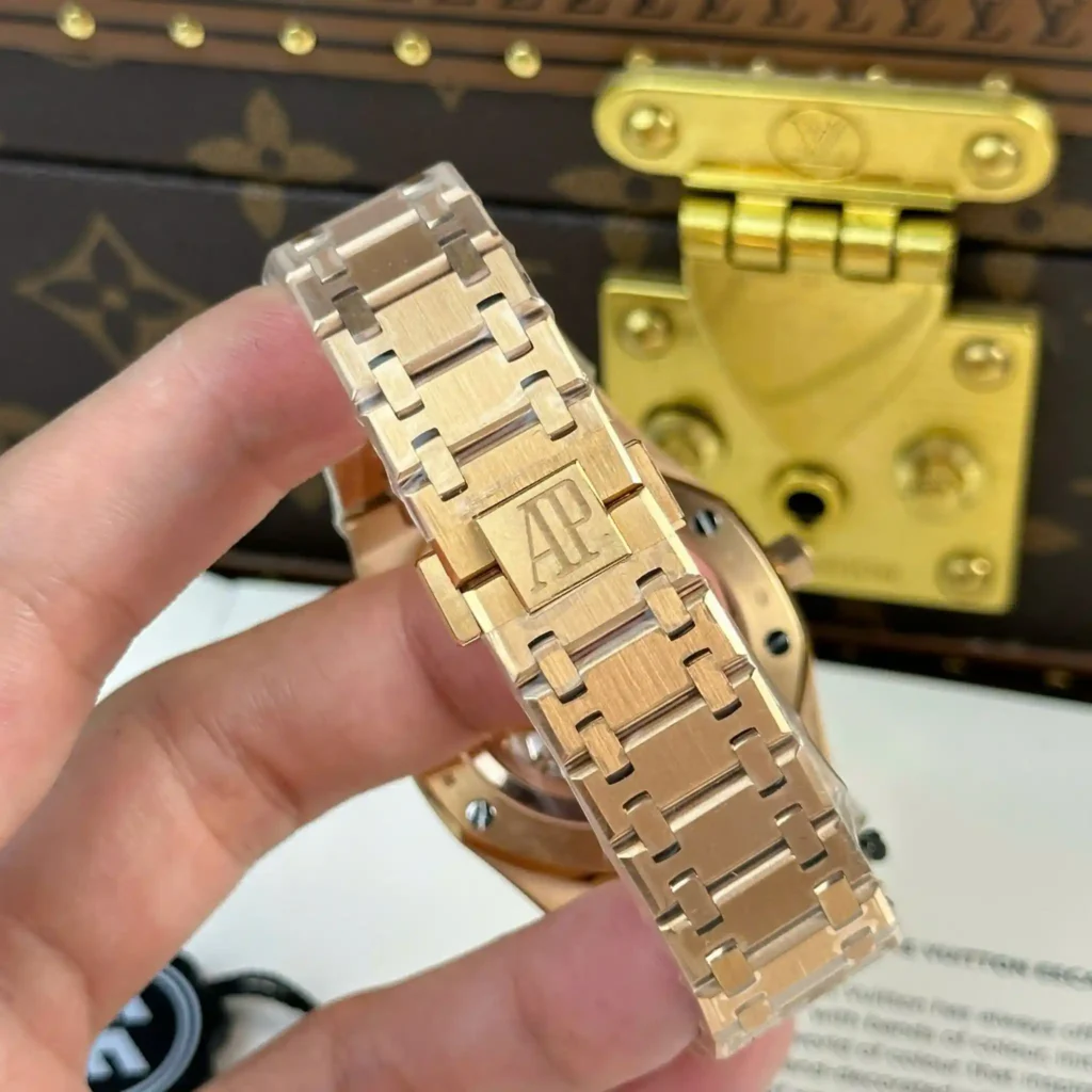 Super Clone Audemars Piguet Royal Oak 41mm Steel Bracelet Steel — movement / caseback view