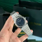 Super Clone Audemars Piguet Royal Oak “Jumbo” Extra-Thin 16202ST.OO.1240ST.01 39mm – — case and bezel