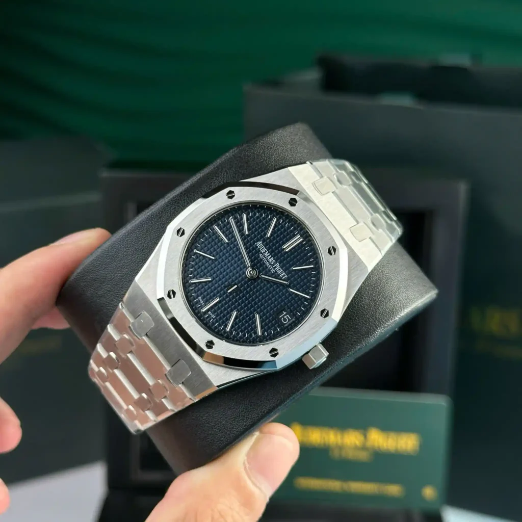 Super Clone Audemars Piguet Royal Oak “Jumbo” Extra-Thin 16202ST.OO.1240ST.01 39mm – — side profile