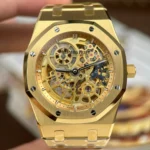 Super Clone Audemars Piguet Royal Oak Jumbo Extra-thin Openworked 16204BA.OO.1240BA.01 39mm — bracelet detail