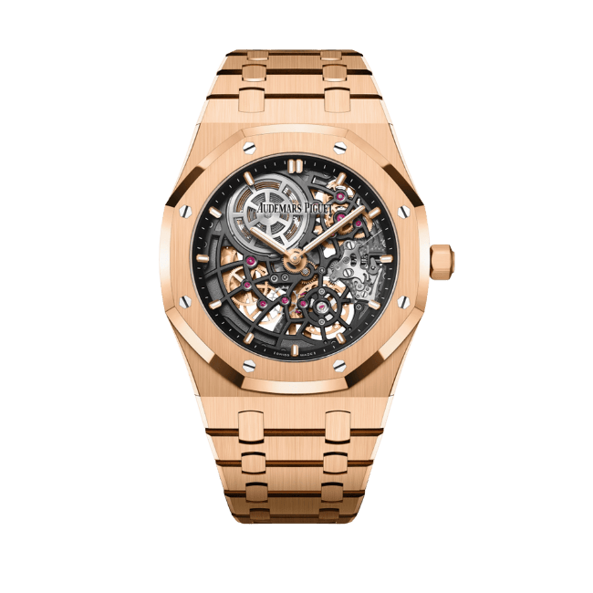 Super Clone Audemars Piguet Royal Oak Jumbo Extra-thin Openworked 16204OR.OO.1240OR.03 39mm –