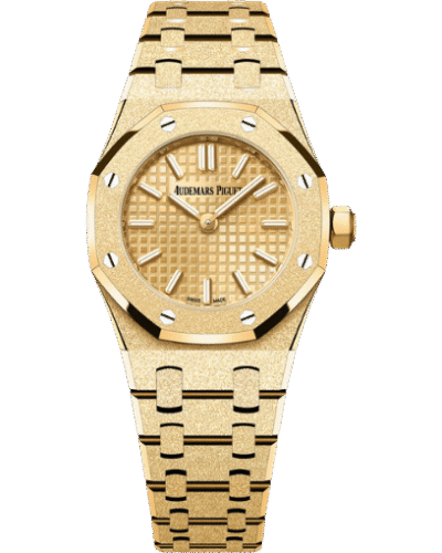 Super Clone Audemars Piguet Royal Oak Mini Frosted Gold 67630BA.GG.1312BA.01
