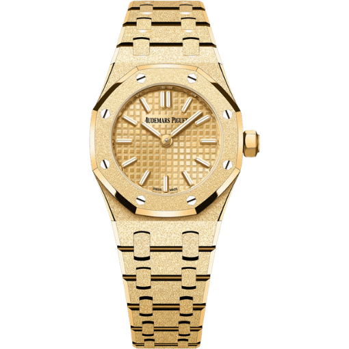 Super Clone Audemars Piguet Royal Oak Mini Frosted Gold 67630BA.GG.1312BA.01