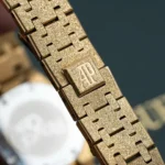 Super Clone Audemars Piguet Royal Oak Mini Frosted Gold 67630BA.GG.1312BA.01 — view 10