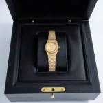 Super Clone Audemars Piguet Royal Oak Mini Frosted Gold 67630BA.GG.1312BA.01 — dial close-up