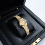 Super Clone Audemars Piguet Royal Oak Mini Frosted Gold 67630BA.GG.1312BA.01 — case and bezel