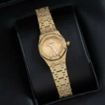 Super Clone Audemars Piguet Royal Oak Mini Frosted Gold 67630BA.GG.1312BA.01 — clasp and links