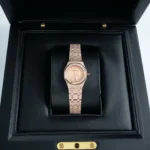 Super Clone Audemars Piguet Royal Oak Mini Frosted Gold 67630OR.GG.1312OR.01 – — dial close-up