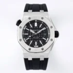 Super Clone Audemars Piguet Royal Oak Offshore 15710ST 42mm Black Dial – — dial close-up