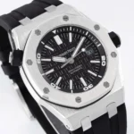Super Clone Audemars Piguet Royal Oak Offshore 15710ST 42mm Black Dial – — case and bezel