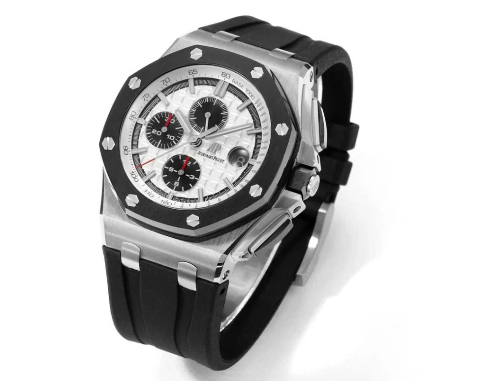 Super Clone Audemars Piguet Royal Oak Offshore 26400SO 44mm White Dial – — case and bezel