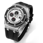 Super Clone Audemars Piguet Royal Oak Offshore 26400SO 44mm White Dial – — case and bezel