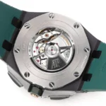 Super Clone Audemars Piguet Royal Oak Offshore 26405ce 44mm Green — movement / caseback view