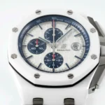 Super Clone Audemars Piguet Royal Oak Offshore Chronograph Ceramic 26402CB 44mm White Dial – — view 9