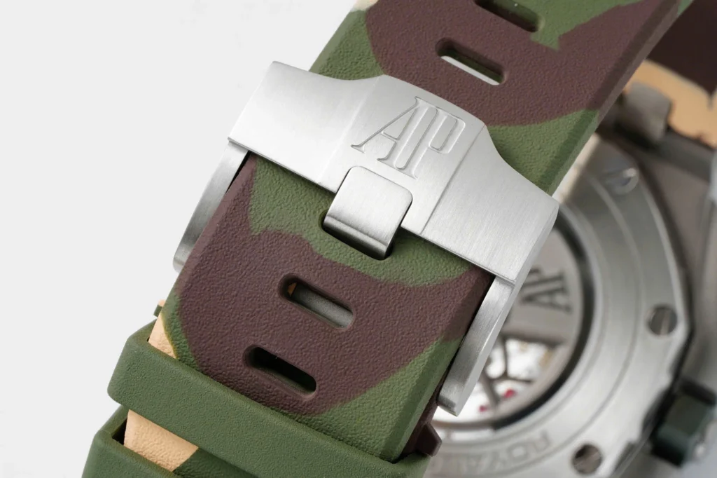 Super Clone Audemars Piguet Royal Oak Offshore Chronograph Ceramic Camouflage 26400SO 44mm Rose Gold Dial — view 10