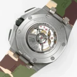 Super Clone Audemars Piguet Royal Oak Offshore Chronograph Ceramic Camouflage 26400SO 44mm Rose Gold Dial — view 9