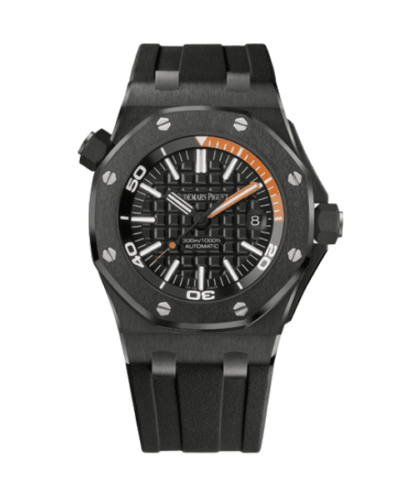 Super Clone Audemars Piguet Royal Oak Offshore Diver 15707 42mm Black Dial Ceramic