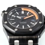 Super Clone Audemars Piguet Royal Oak Offshore Diver 15707 42mm Black Dial Ceramic — clasp and links