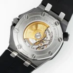 Super Clone Audemars Piguet Royal Oak Offshore Diver 15707 42mm Black Dial Ceramic — view 9