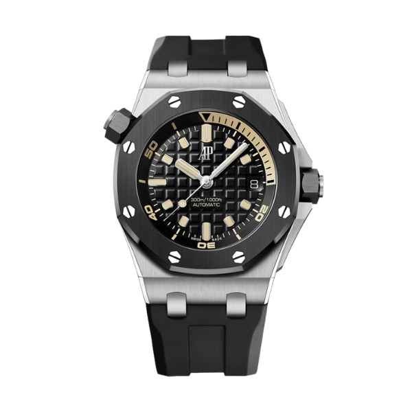 Super Clone Audemars Piguet Royal Oak Offshore Diver 15720ST 42mm Black Dial