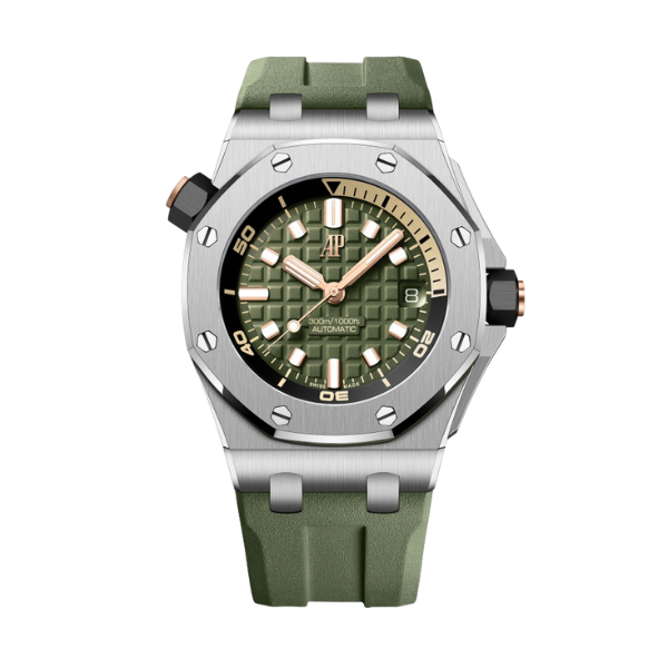 Super Clone Audemars Piguet Royal Oak Offshore Diver 15720ST 42mm Green Dial