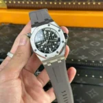 Super Clone Audemars Piguet Royal Oak Offshore Diver 15720ST 42mm Grey Dial – — dial close-up