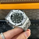 Super Clone Audemars Piguet Royal Oak Offshore Diver 15720ST 42mm Grey Dial – — bracelet detail