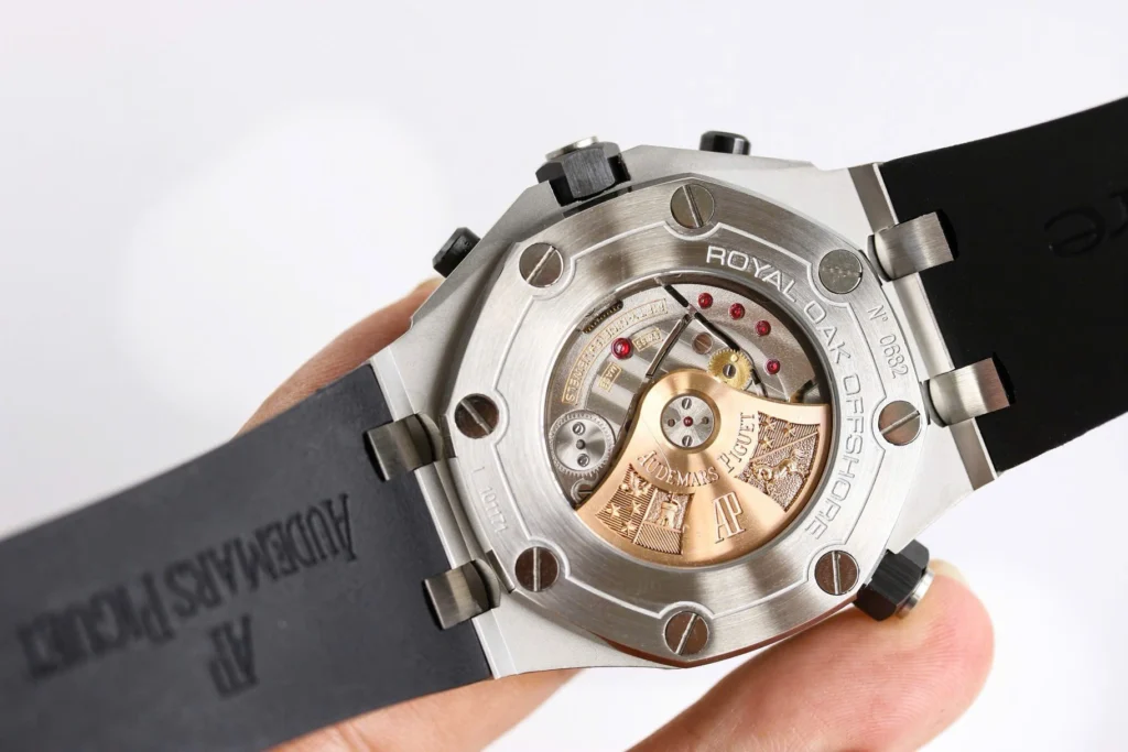 Super Clone Audemars Piguet Royal Oak Offshore Diver Chronograph Black Yellow 26703ST 42mm — view 9